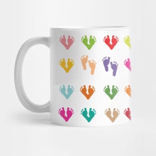 Baby footprint kids Mug